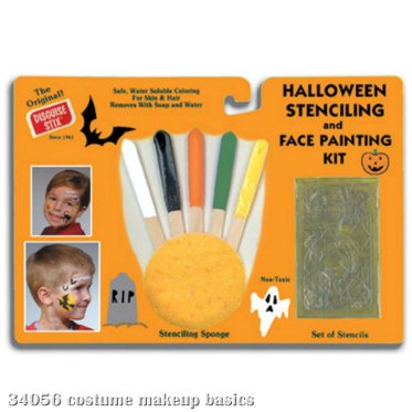 Halloween Stenciling and Face Painting Kit - Click Image to Close