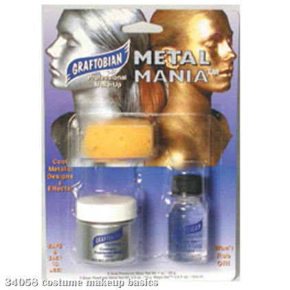 Metal Mania Silver Makeup Kit - Click Image to Close