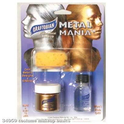 Metal Mania Gold Makeup Kit - Click Image to Close