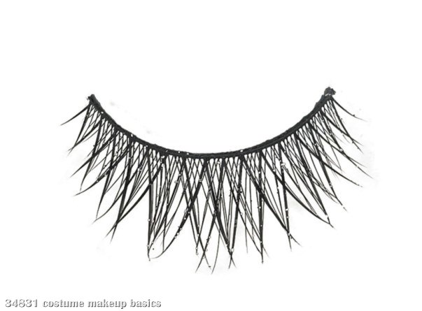 Cross Lashes with Glitter