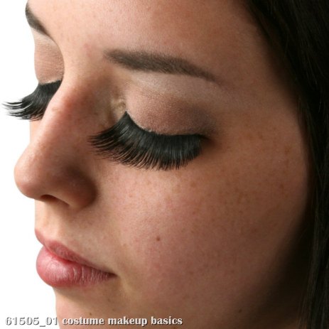 Thick and Long Black Eyelashes with Case - Click Image to Close