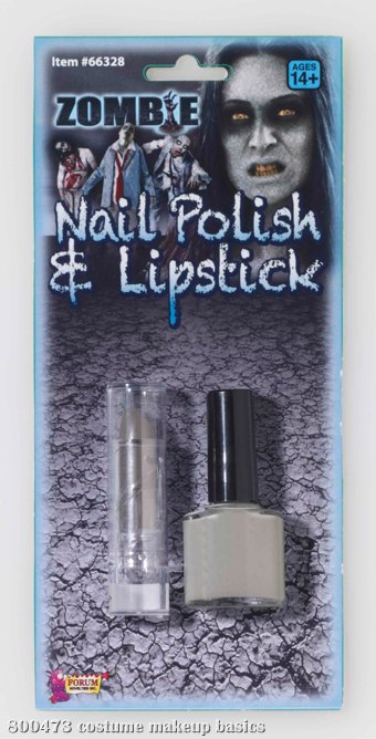 Zombie Nail Polish and Lipstick - Click Image to Close