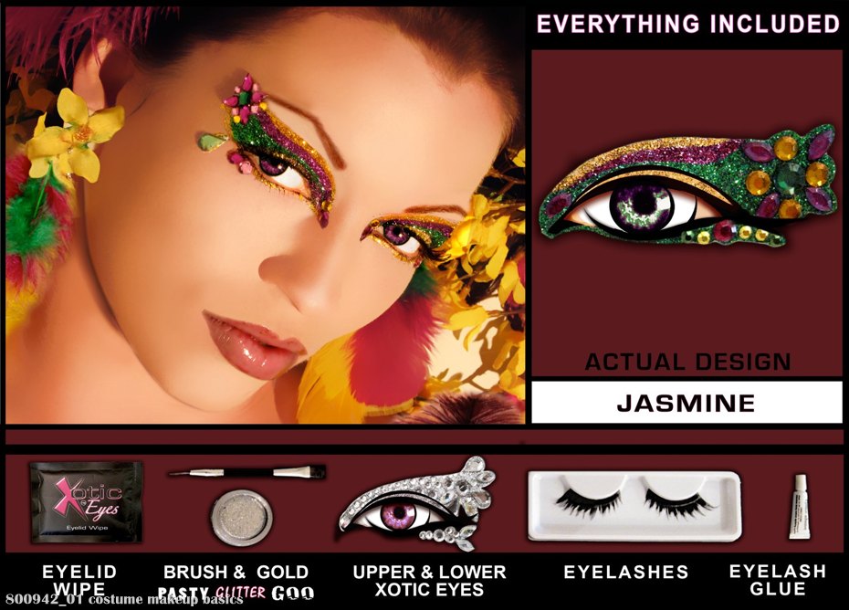 Xotic Eyes Jasmine Eye Kit - Click Image to Close