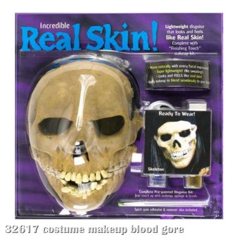 Real Skin Skull Makeup Kit - Click Image to Close