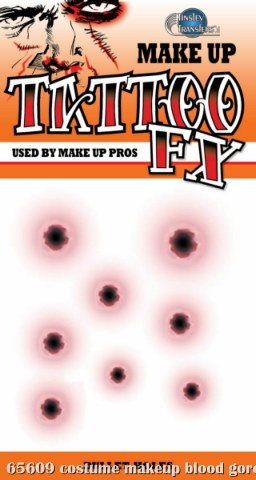 Bullet Holes Tattoos - Click Image to Close