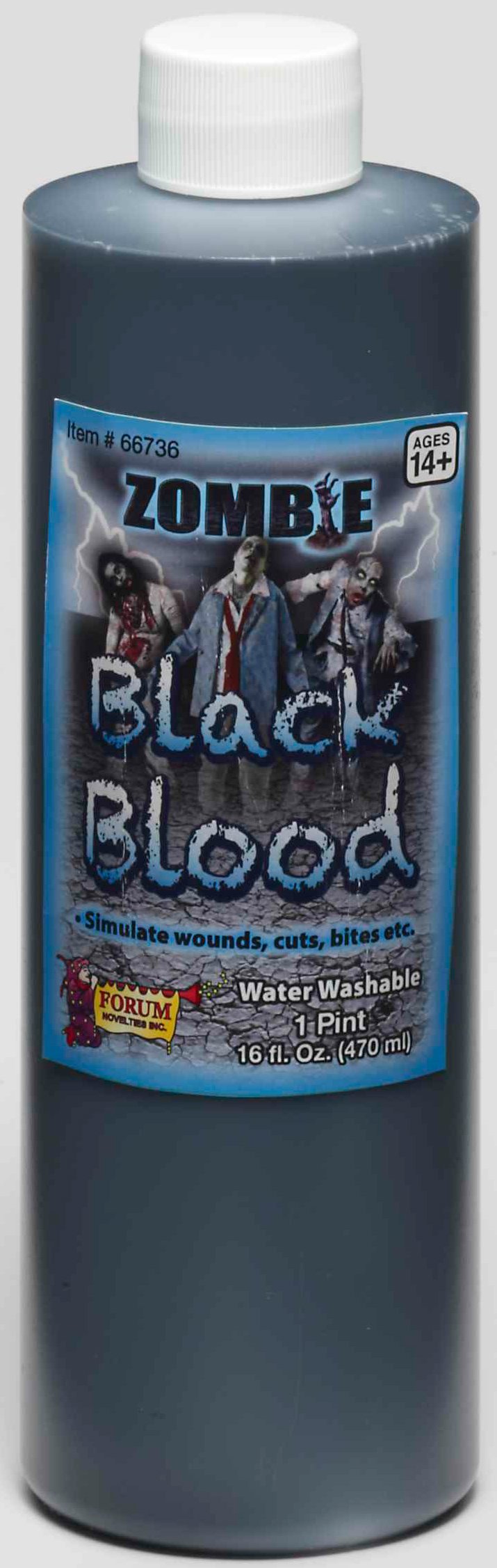 Zombie Black Blood Pint - Click Image to Close