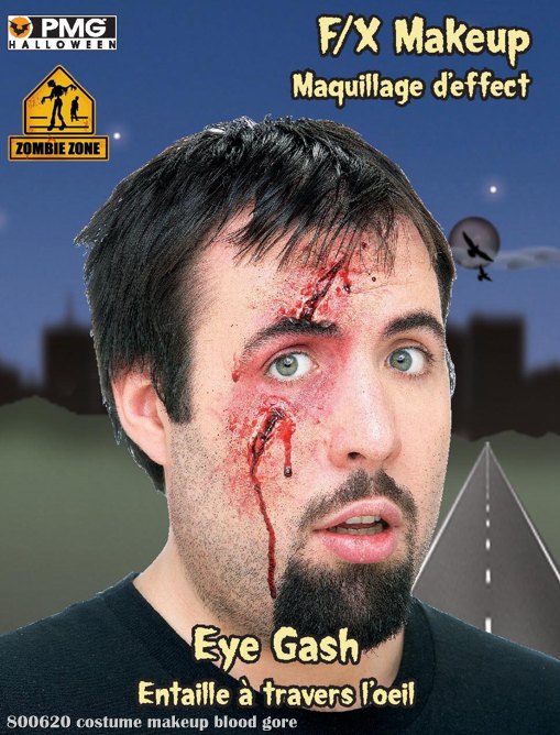 Zombie Zone Eye Gash Appliance Kit - Click Image to Close