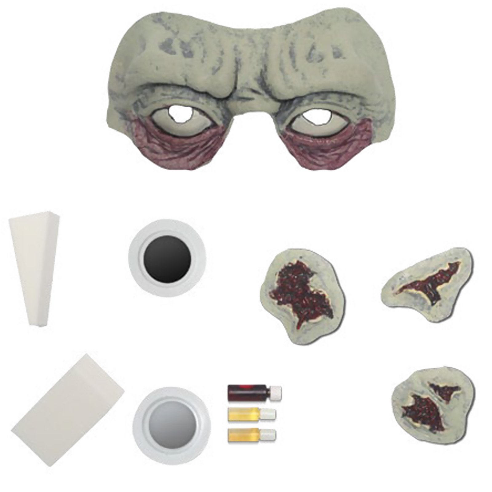 Graveyard Zombie Makeup Kit - Click Image to Close