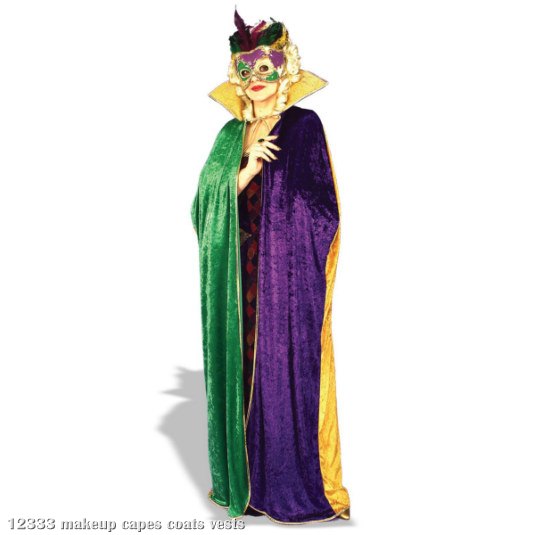 Mardi Gras Cape Adult - Click Image to Close