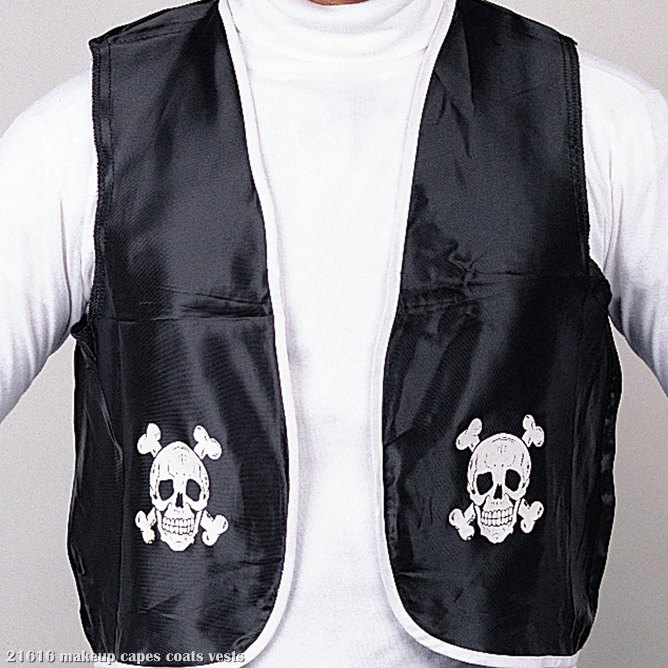 Pirate Adult Vest (Black)