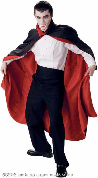 Taffeta Vampire Adult Cape