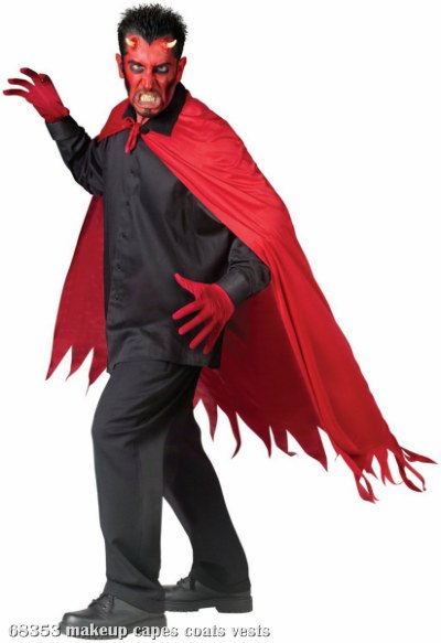 Sawtooth (Red) Adult Cape - Click Image to Close