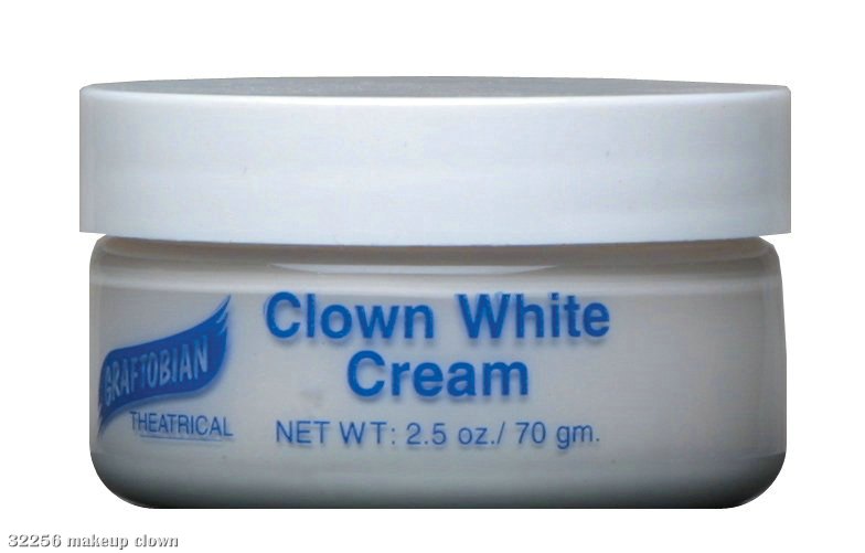 Clown White Creme Foundation (2.5 oz.) - Click Image to Close