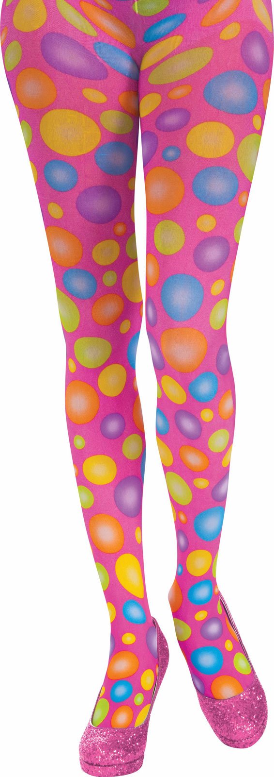 Circus Sweetie Polka Dot Panty Hose - Click Image to Close