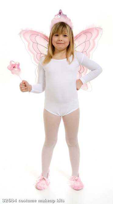 Pink Butterfly Set Child - Click Image to Close
