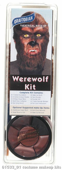 Werewolf Makeup Kit - Click Image to Close