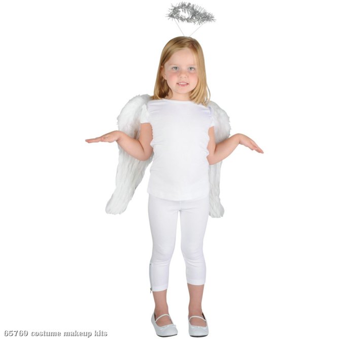 Angel Child Costume Kit - Click Image to Close