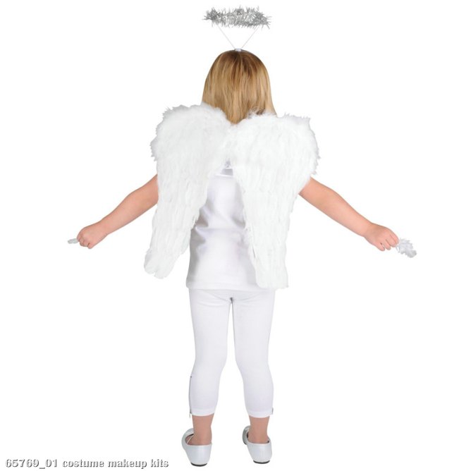 Angel Child Costume Kit - Click Image to Close