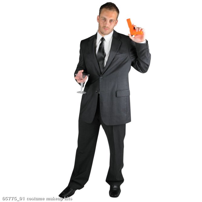 Agent 007 Adult Costume Kit - Click Image to Close