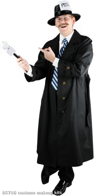Reporter Adult Costume Kit - Click Image to Close