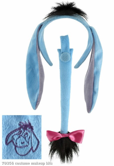 Winnie the Pooh Eeyore Ears and Tail Child - Click Image to Close