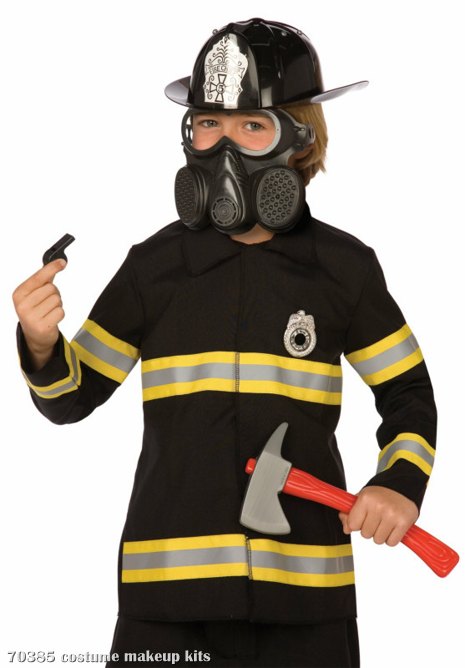 Fireman Child Accessory Kit - Click Image to Close