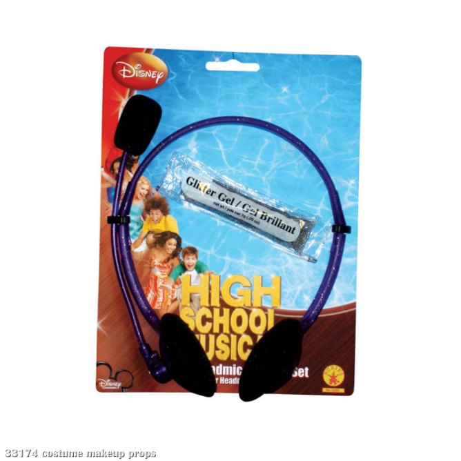 High School Musical 2 Sharpay Head Mic and Glitter Set Child