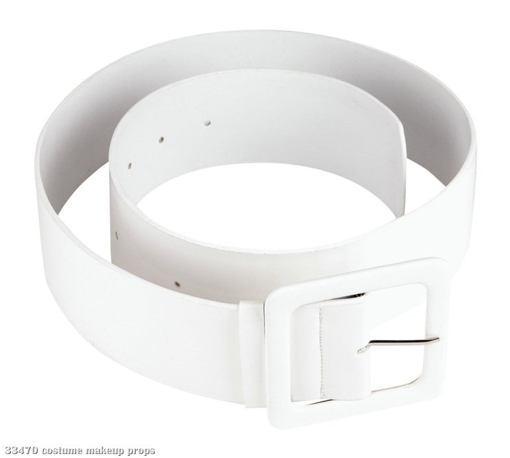 White-Mod About You Patent Belt - Click Image to Close
