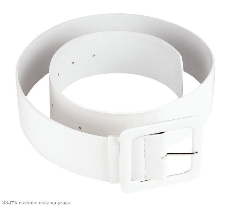 White-Mod About You Patent Belt