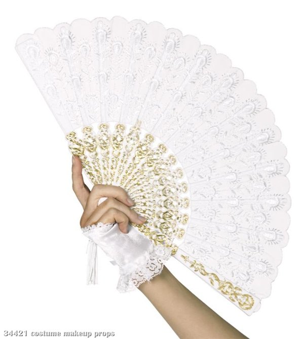 Southern Belle Lace Fan - Click Image to Close