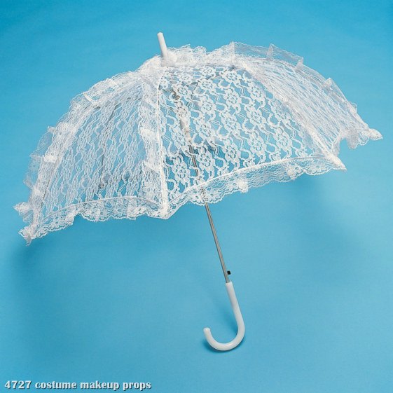 Parasol Dlx Lace Ruffle - Click Image to Close