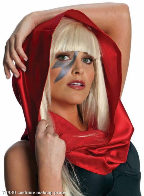 Lady Gaga Headscarf Adult - Click Image to Close