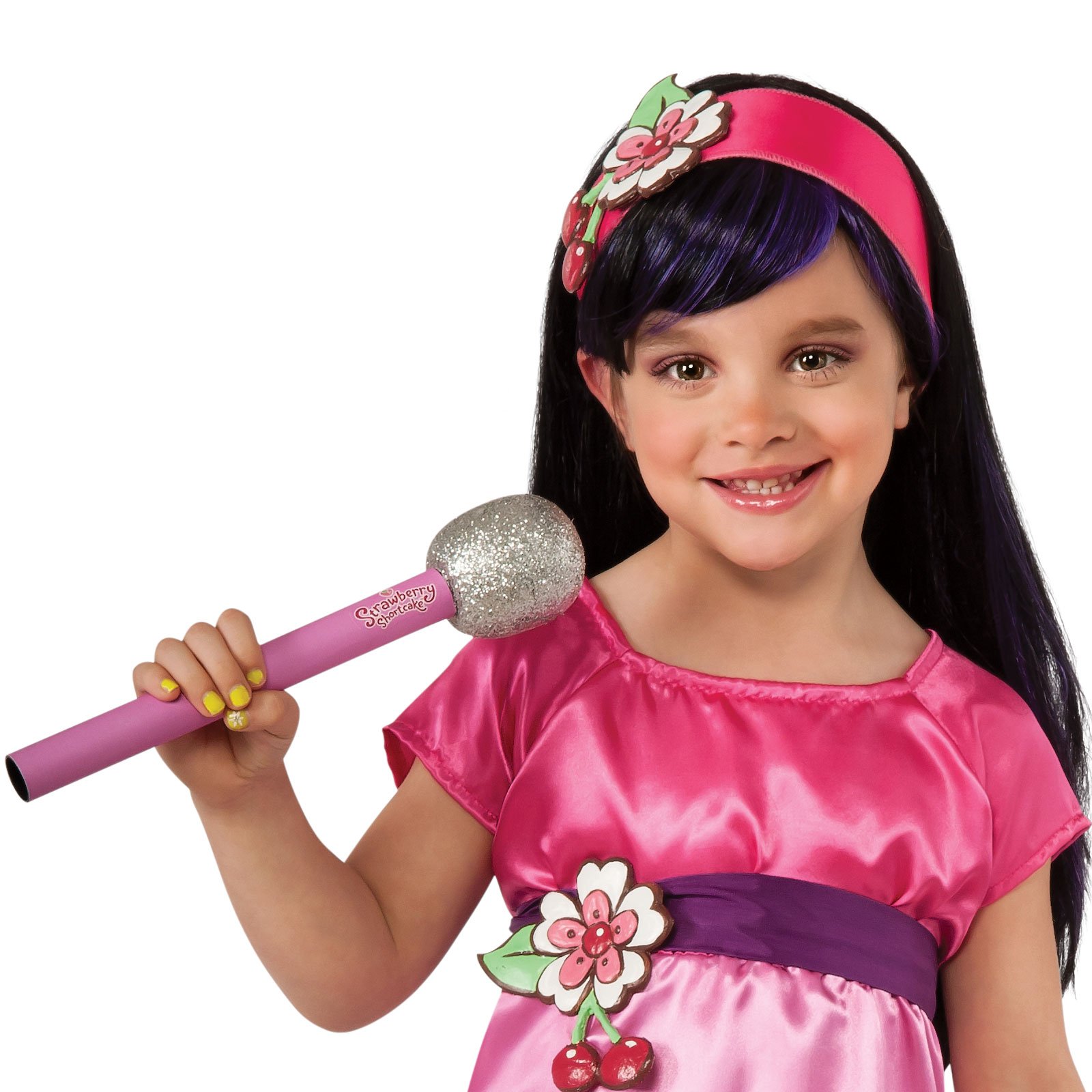 Strawberry Shortcake Cherry Jam Glitter Microphone - Click Image to Close