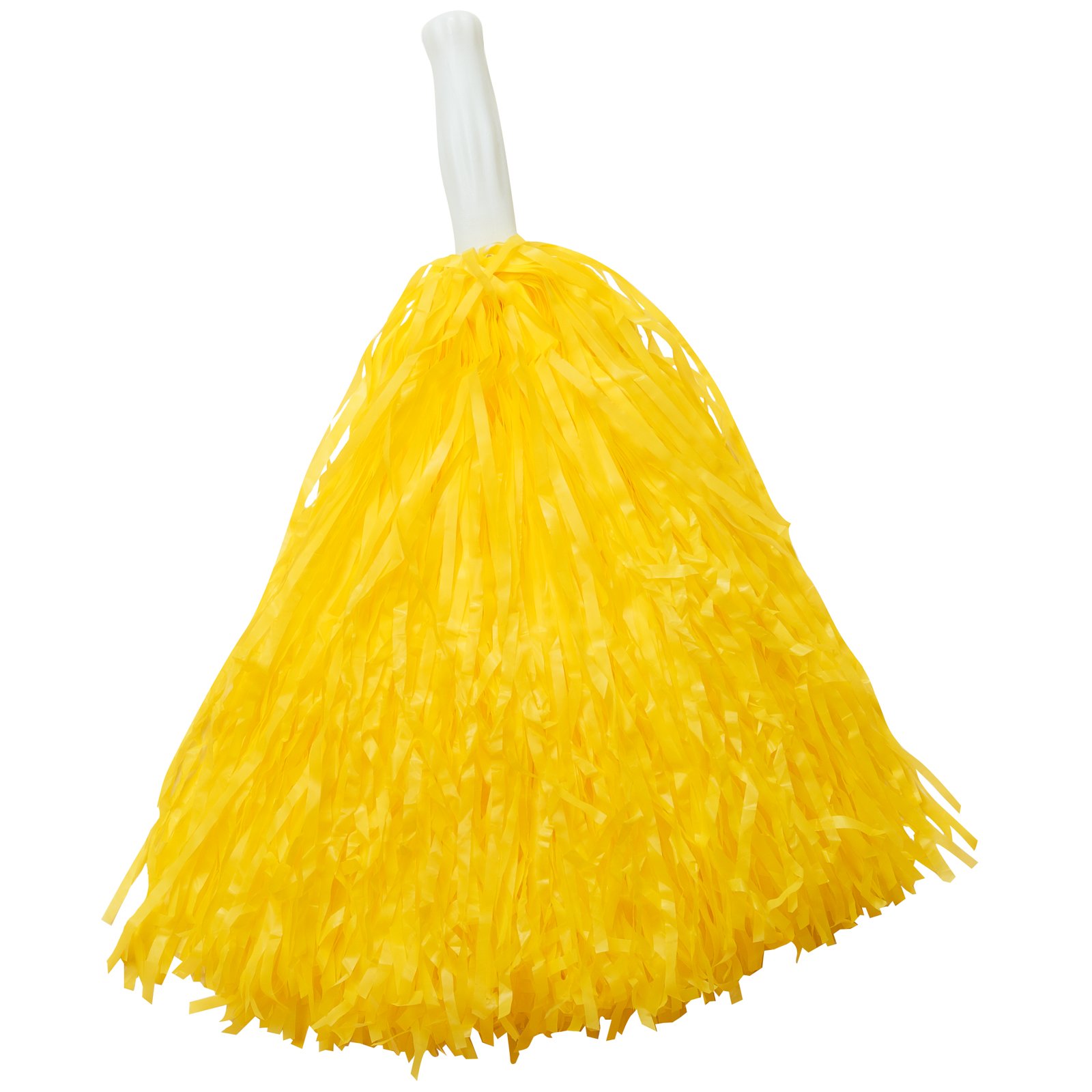 Yellow Plastic Pom Pom