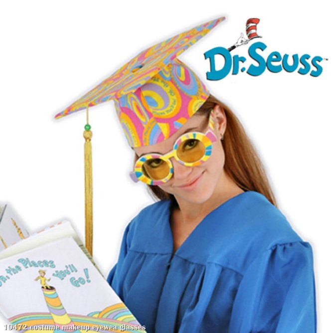 Dr. Seuss Graduation Glasses