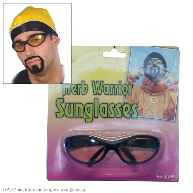 Rapper Yellow Lense Specs - Click Image to Close