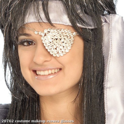 Rhinestone Eye Patch - Click Image to Close