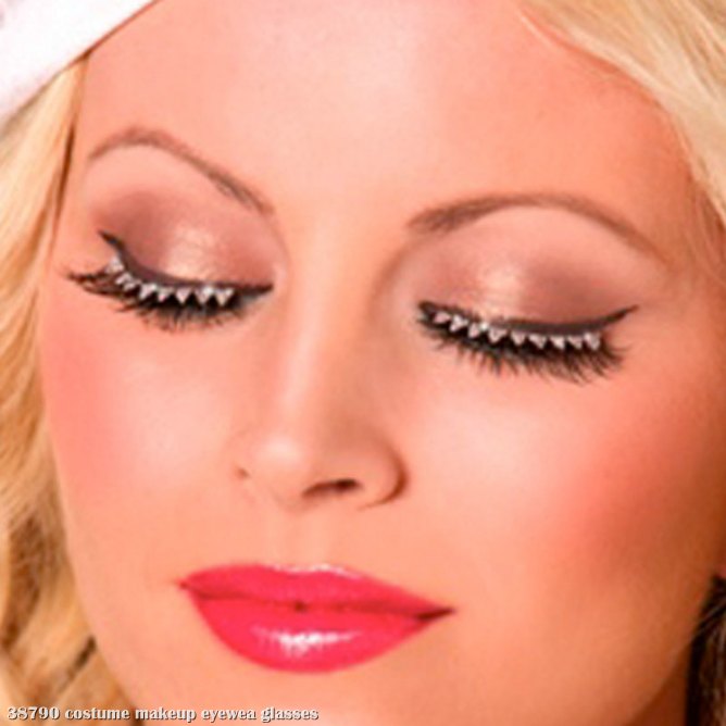 Eyelashes with Triangle Crystals - Click Image to Close