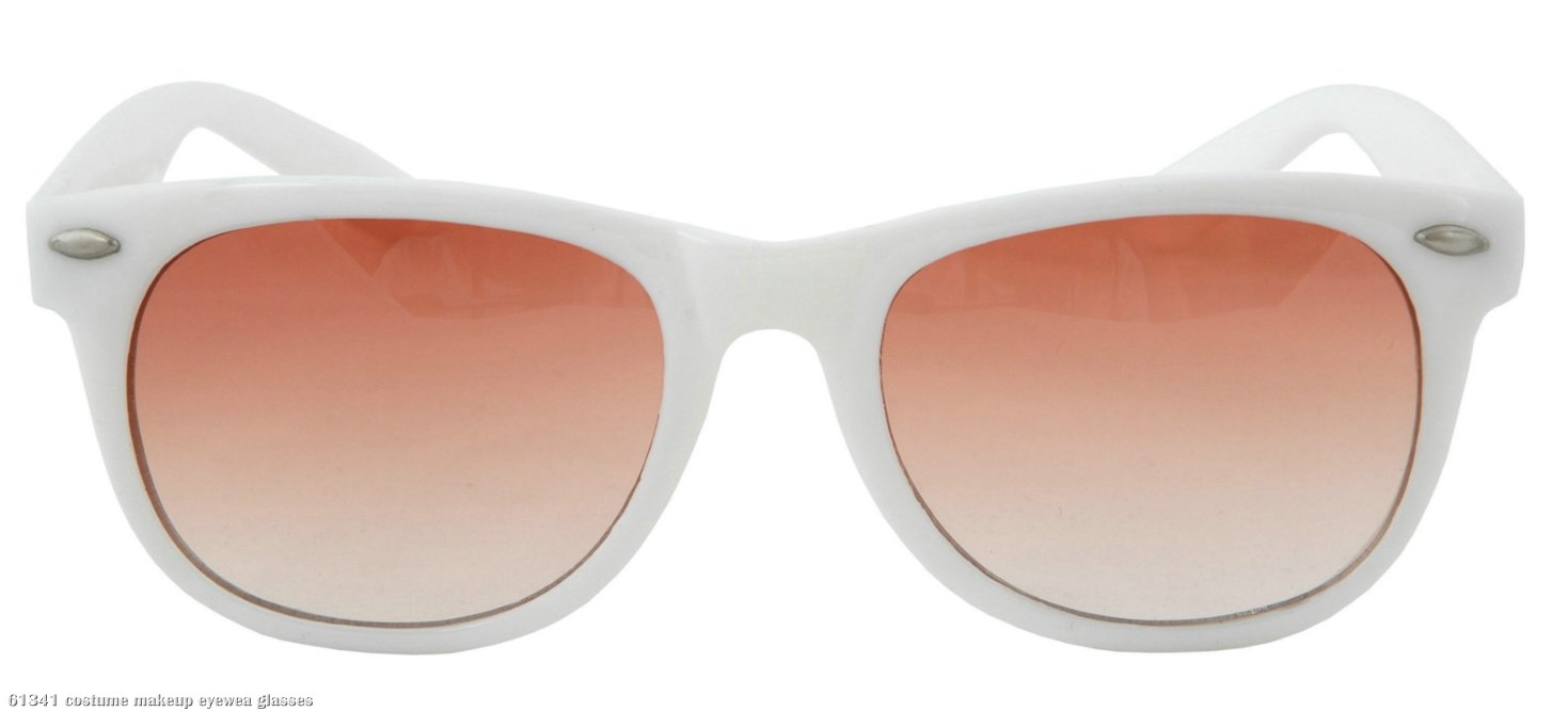 Way Cool White Adult Sunglasses - Click Image to Close