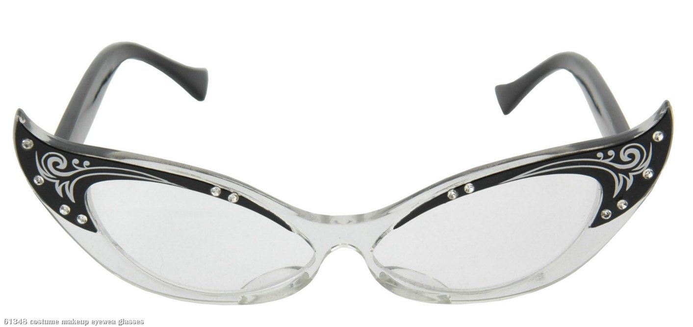 Vintage Cat Eye Adult Glasses - Click Image to Close