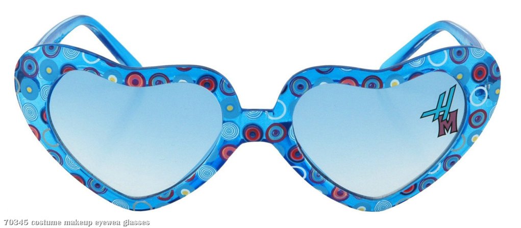 Hannah Montana Sweethearts (Blue) Glasses Child - Click Image to Close