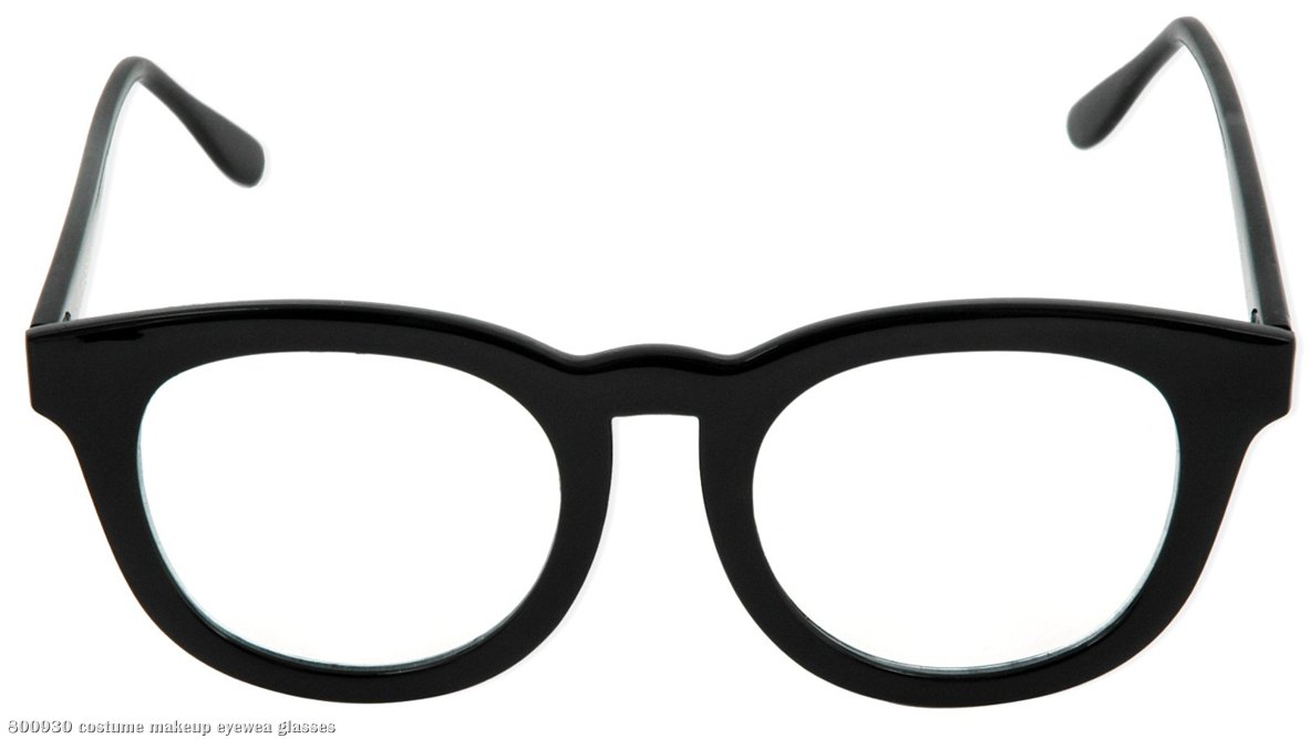 Black Glasses Adult - Click Image to Close