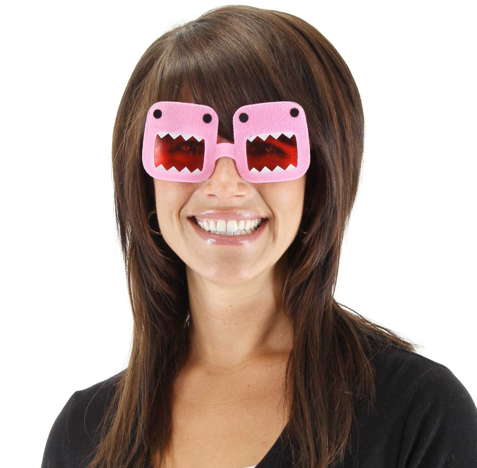 Domo (Pink) Adult Glasses - Click Image to Close