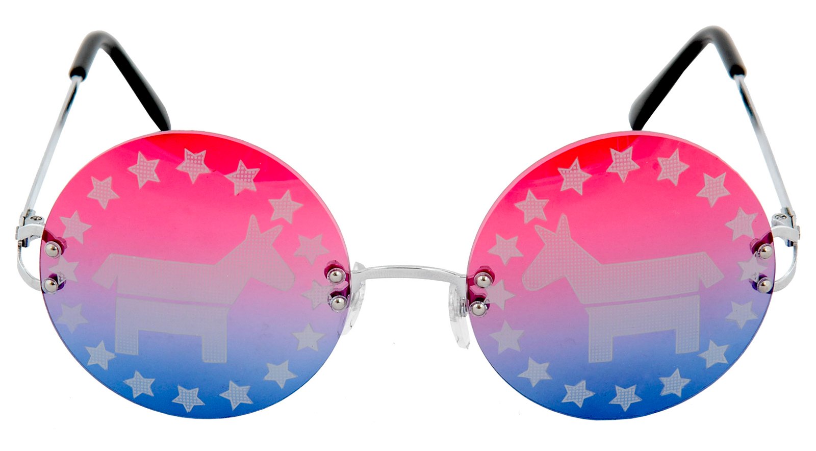 Democratic Rimless Sunglasses