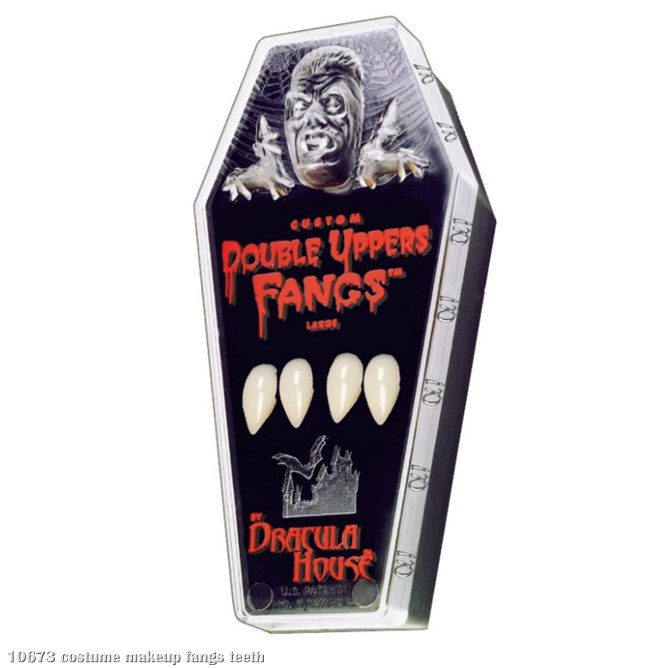 Double Upper Fangs In Coffin - Click Image to Close