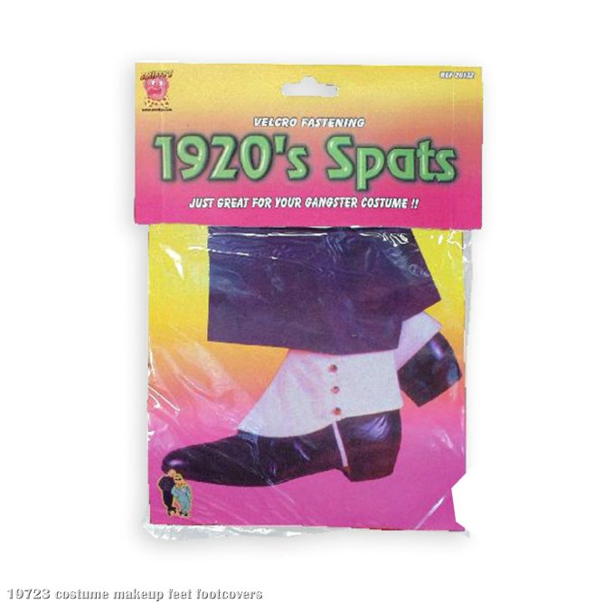 Spats White Adult - Click Image to Close