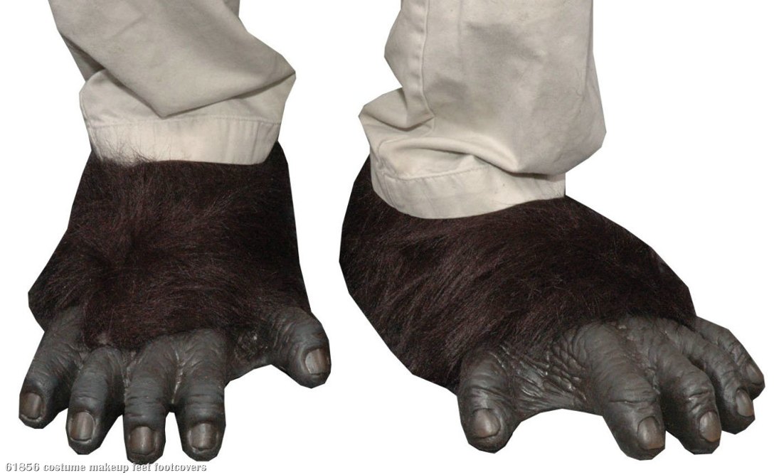 Adult Gorilla Feet - Click Image to Close