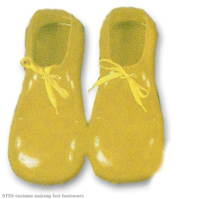 Yellow Plastic Clown Shoes