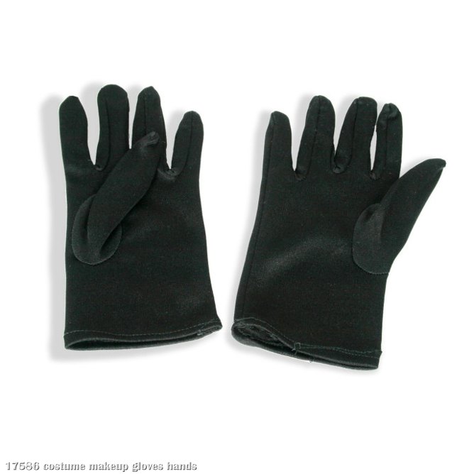 Theatrical Child (Black) Gloves - Click Image to Close