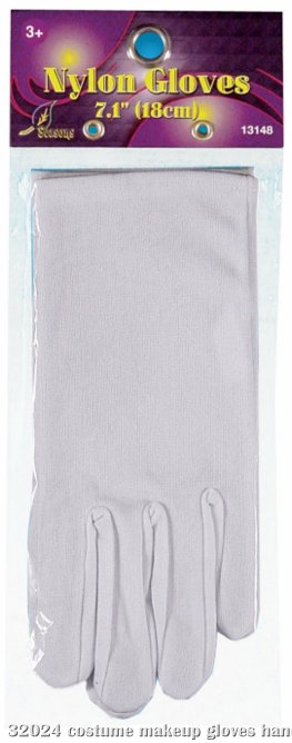 Theatrical (White) Child Gloves - Click Image to Close